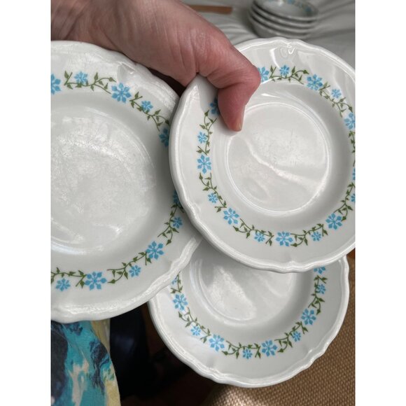 Shenango Berry Bowls & Bread Plates Set 8 Vtg Cottage Farmhouse Restaurant Ware - Picture 8 of 13